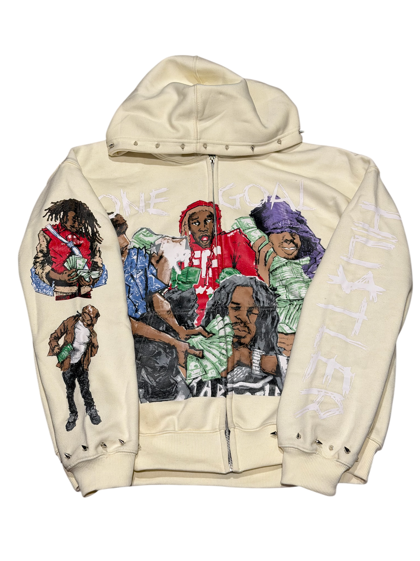 ONE GOAL Zip Up Cream